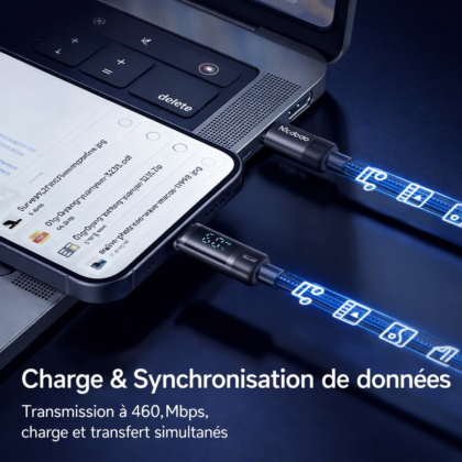 Câble USB type C pour téléphone
