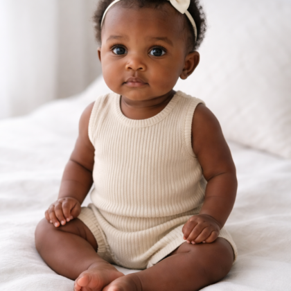 ensemble bébé fille 6 mois été rayé